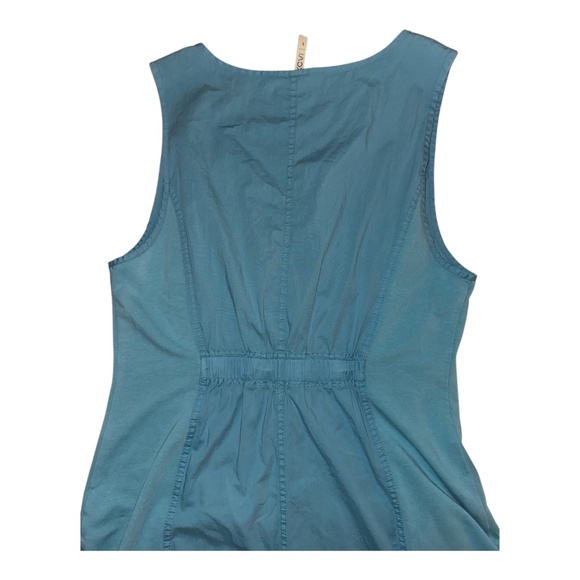 XCVI Montgomery Twill Zip Up Romper L - Picture 6 of 8